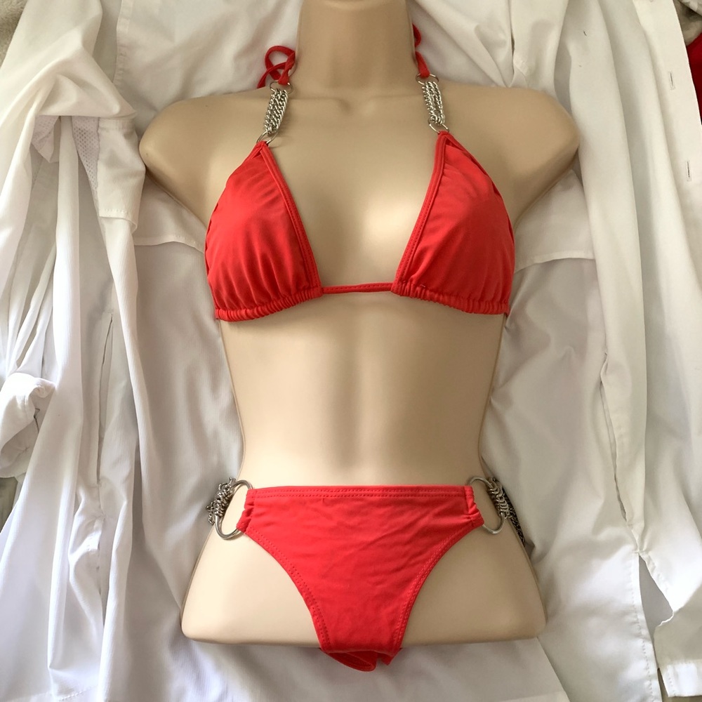 S- bikini set with chain